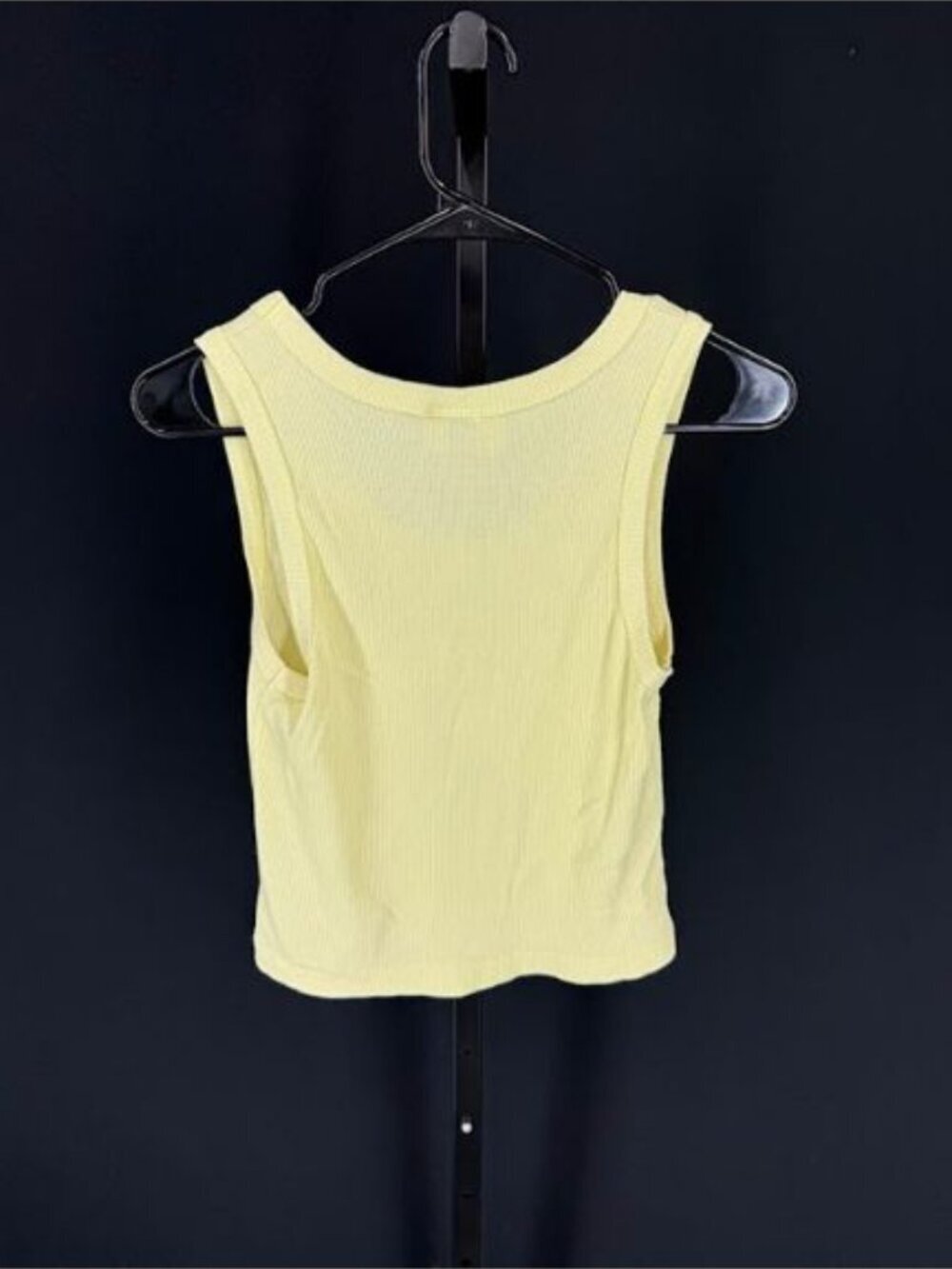 Universal Thread Pale Yellow Ribbed Tank Top - Picture 5 of 5